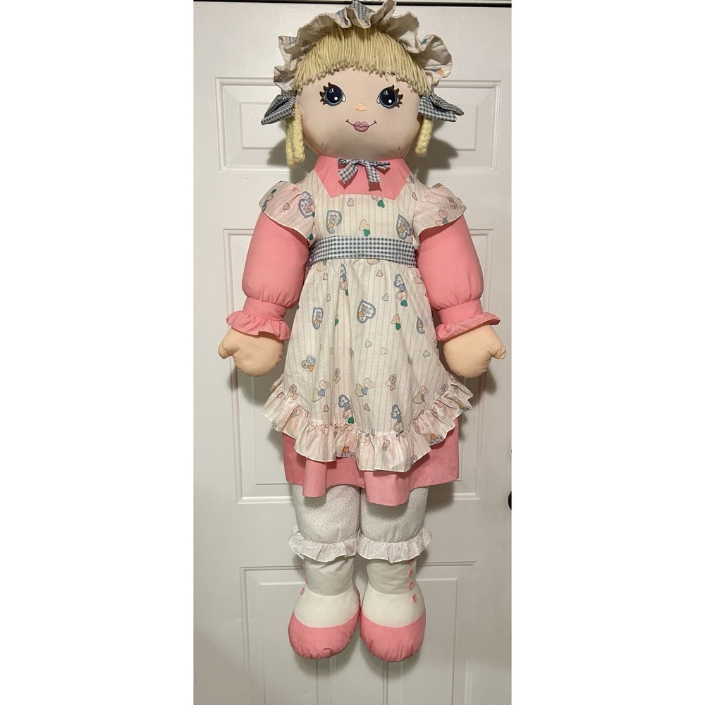 Sweetie Mine Life Size‎ Rag Doll 1995 Large Soft Stuffed Vintage Toy 50" x 18"